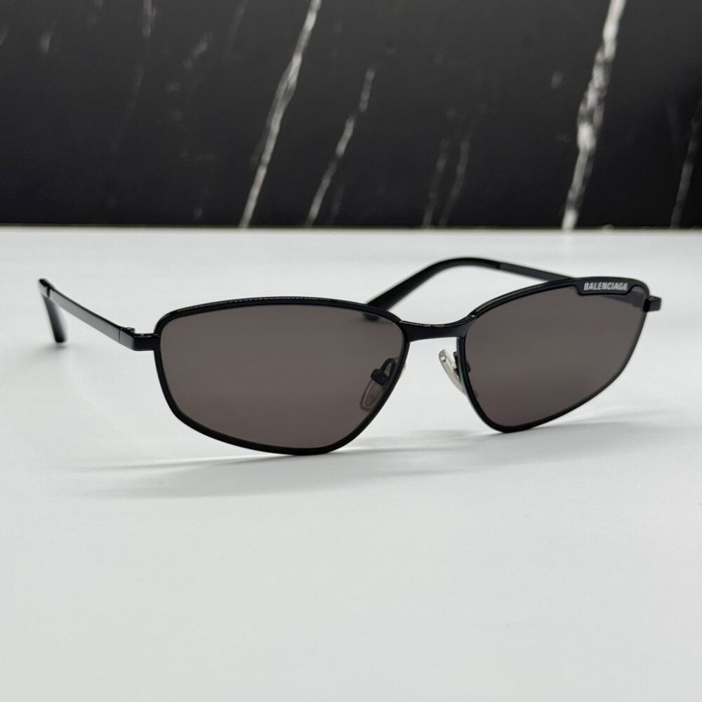 NEW BALENCIAGA BB0277S 001 UNISEX BLACK SUNGLASSES - Picture 6 of 10